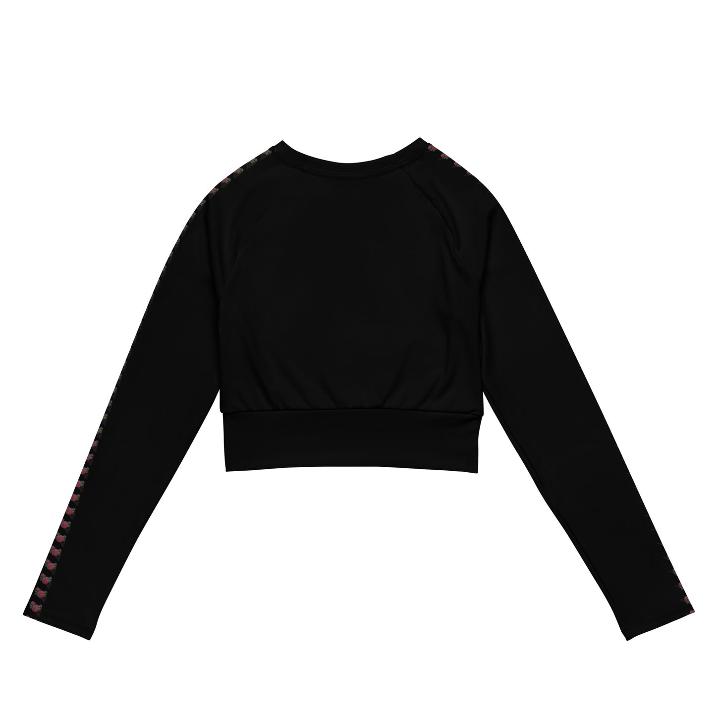 Such is Life and Death - Recycled long-sleeve crop top