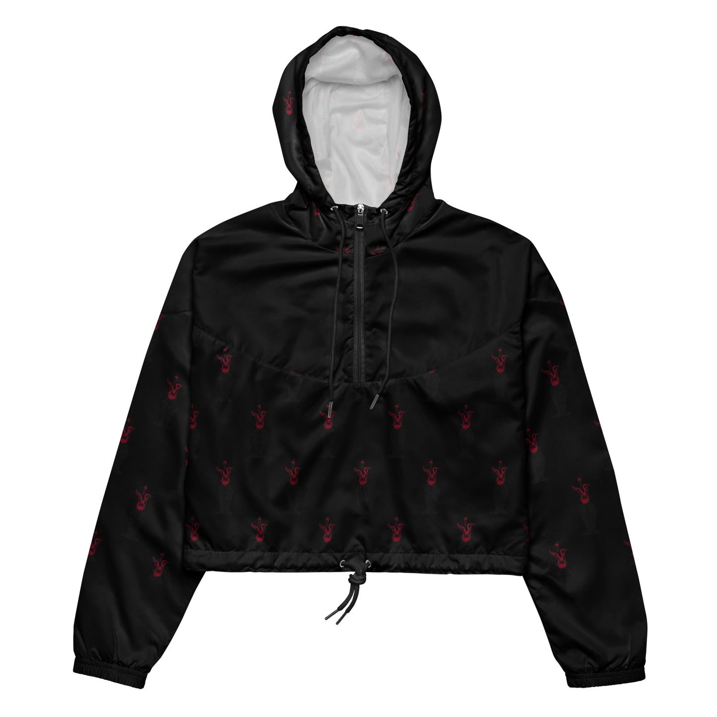 Down the Rabbit Hole (RED) - Women’s cropped windbreaker