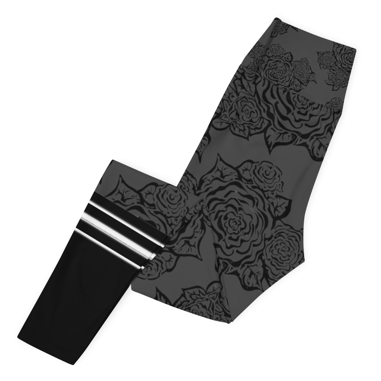 Flower Print - Yoga Leggings