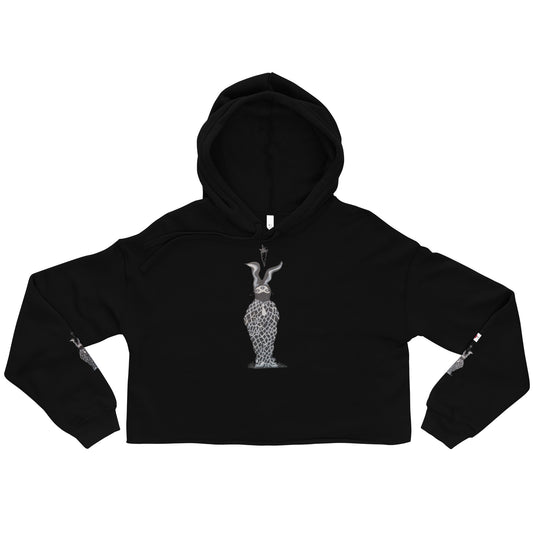 Down the Rabbit Hole - Crop Hoodie