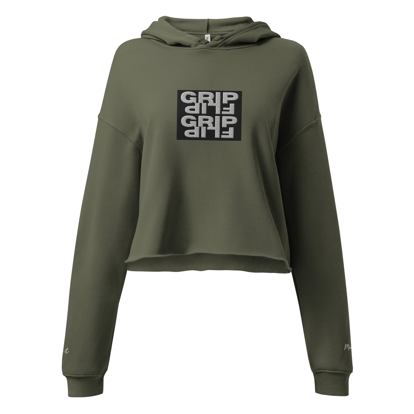 Grip Flip Repeat - Crop Hoodie