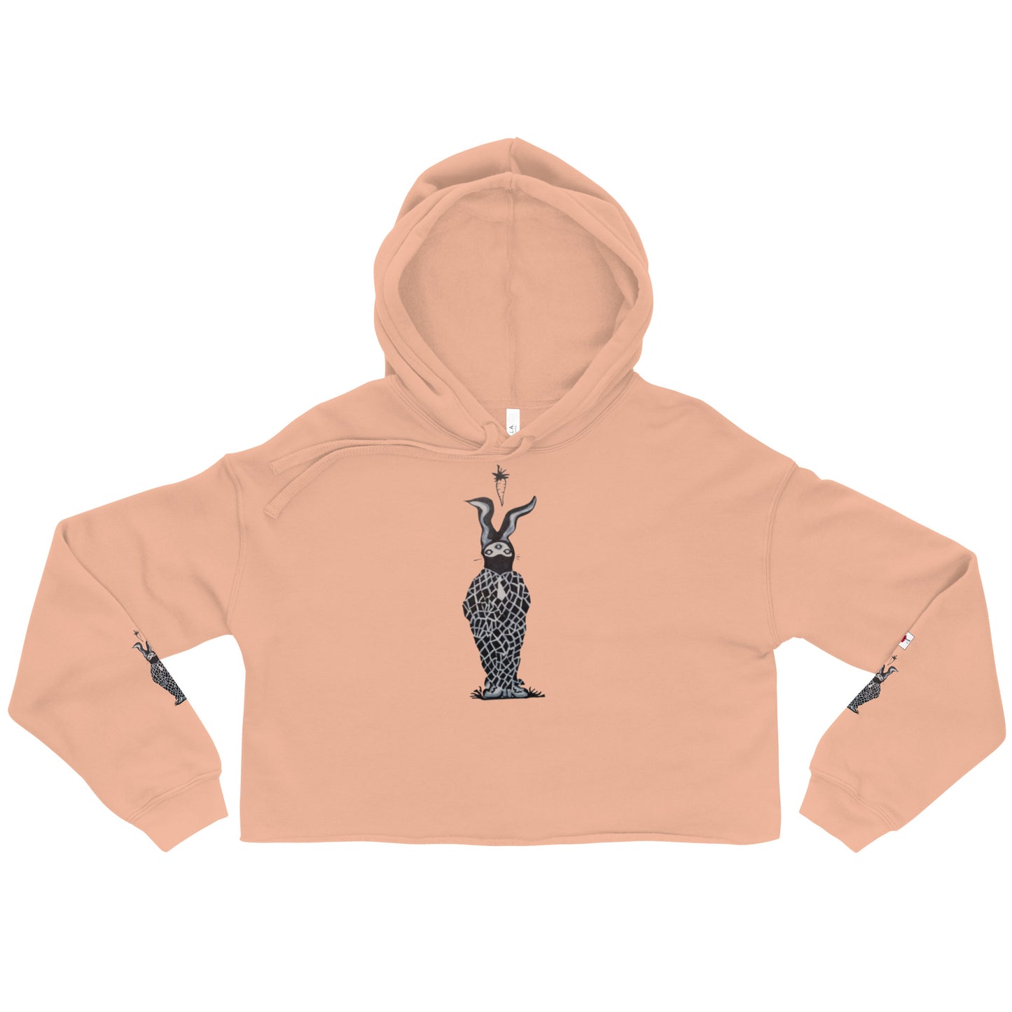 Down the Rabbit Hole - Crop Hoodie