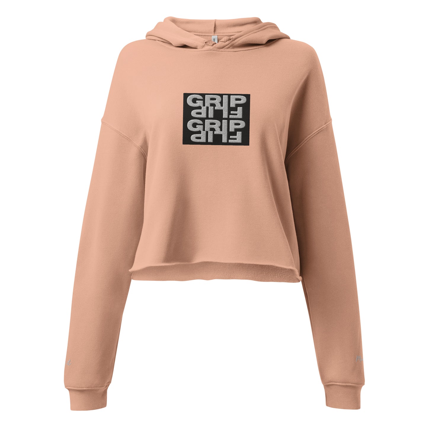 Grip Flip Repeat - Crop Hoodie