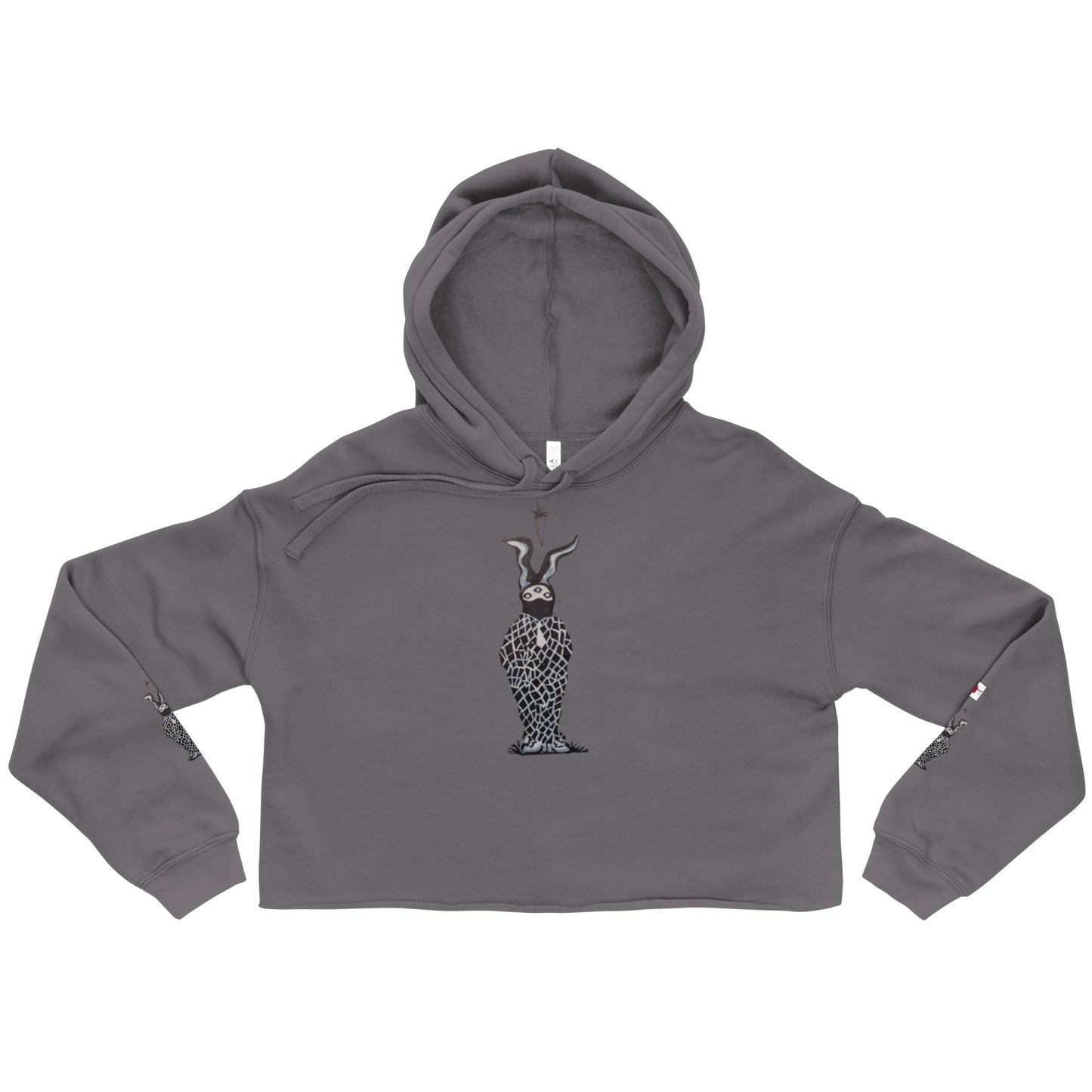 Down the Rabbit Hole - Crop Hoodie